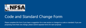 ICC Code & Standard Change Form